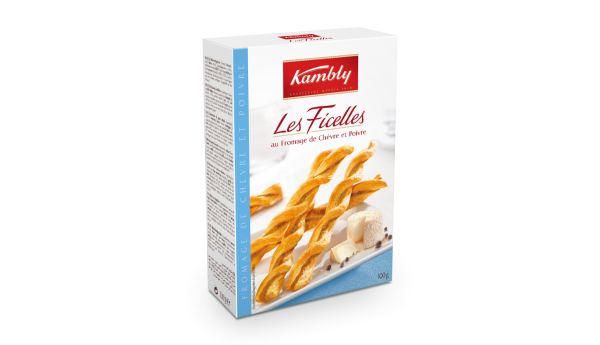 LES FICELLES FROMAGE DE CHÈVRE ET POIVRE 100G