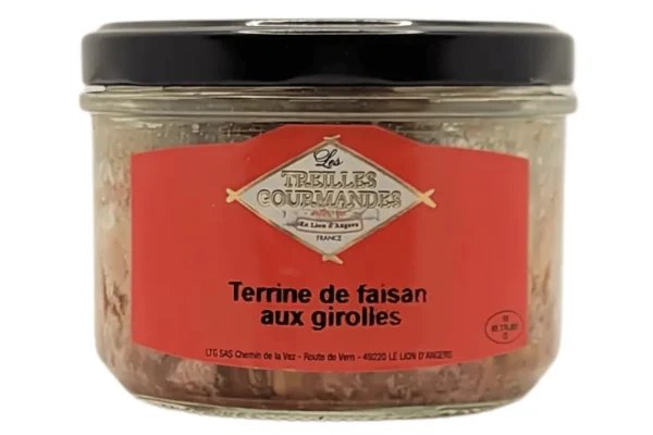 TERRINE DE FAISAN AUX GIROLLES 180G