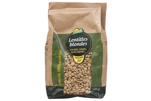 LENTILLES BLONDES 500G