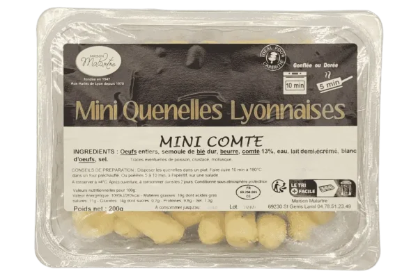PETITES QUENELLES AU COMTÉ 200G