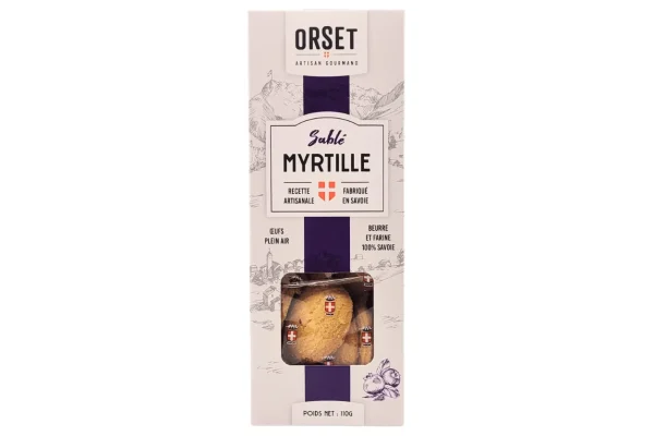 SABLÉ MYRTILLE 110G