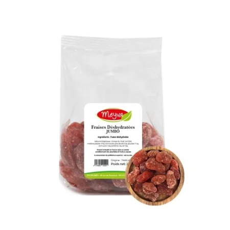 FRAISES DÉSHYDRATÉES 250G