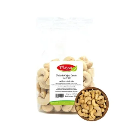 NOIX DE CAJOU CRUES 250G