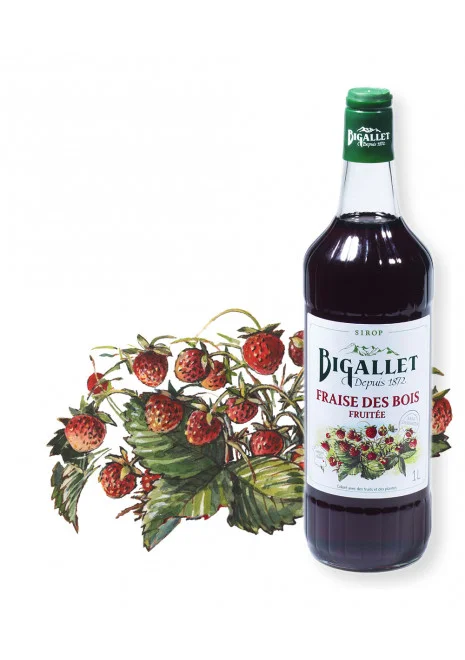 SIROP FRAISE DES BOIS FRUITÉE 1L