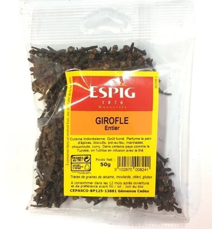 GIROFLE ENTIER 50G