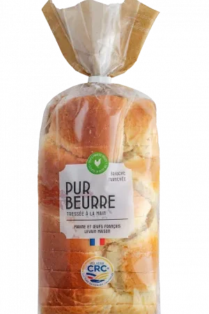 BRIOCHE TRESSÉE TRANCHÉE PÉPITES CHOCOLAT 500G