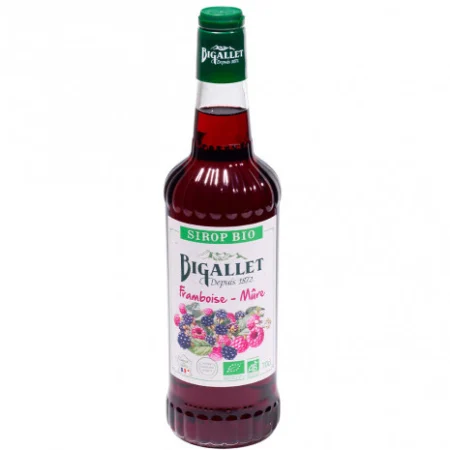 SIROP FRAMBOISE/MURE BIO 70CL
