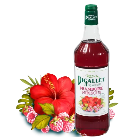 SIROP FRAMBOISE/HIBISCUS 1L