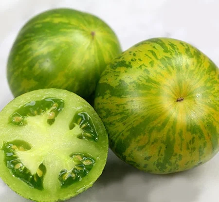 TOMATE RONDE GREEN ZEBRA