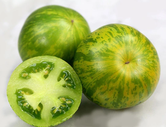 TOMATE RONDE GREEN ZEBRA