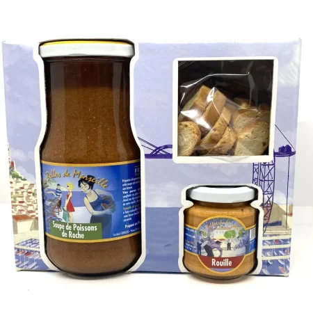 COFFRET SOUPE DE POISSON, ROUILLE ET CROÛTONS