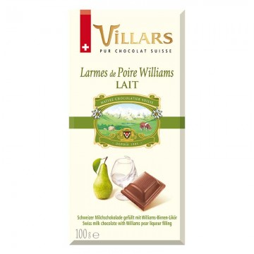 CHOCOLAT AU LAIT POIRE FRUITÉE DE SUISSE 100G
