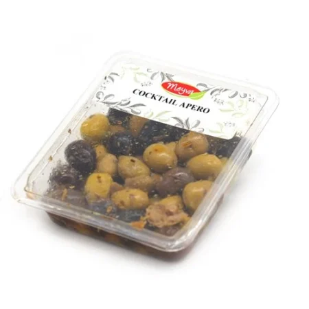 OLIVES COCKTAIL APERO BQ 225G