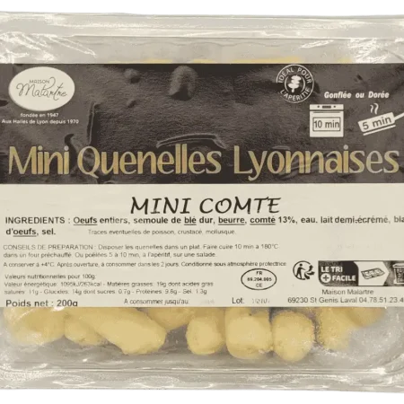 PETITES QUENELLES AU COMTÉ 200G