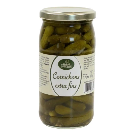 CORNICHONS EXTRA FINS 370ML