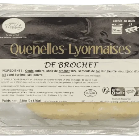 QUENELLES BROCHET 2x120G