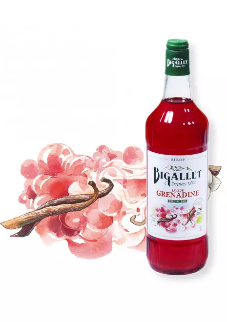 SIROP GRENADINE 1L