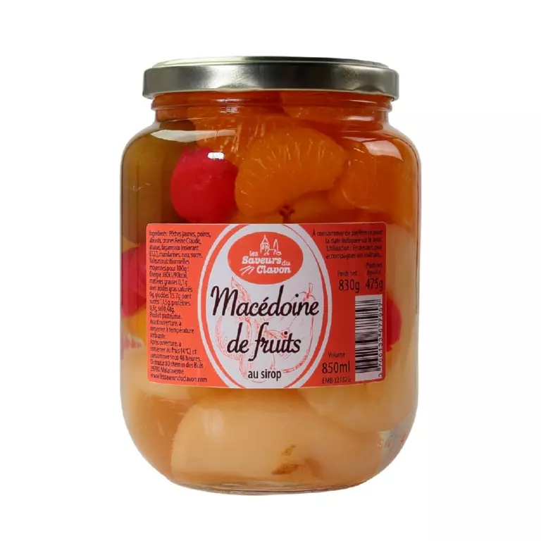 MACEDOINE DE FRUITS SIROP 830G