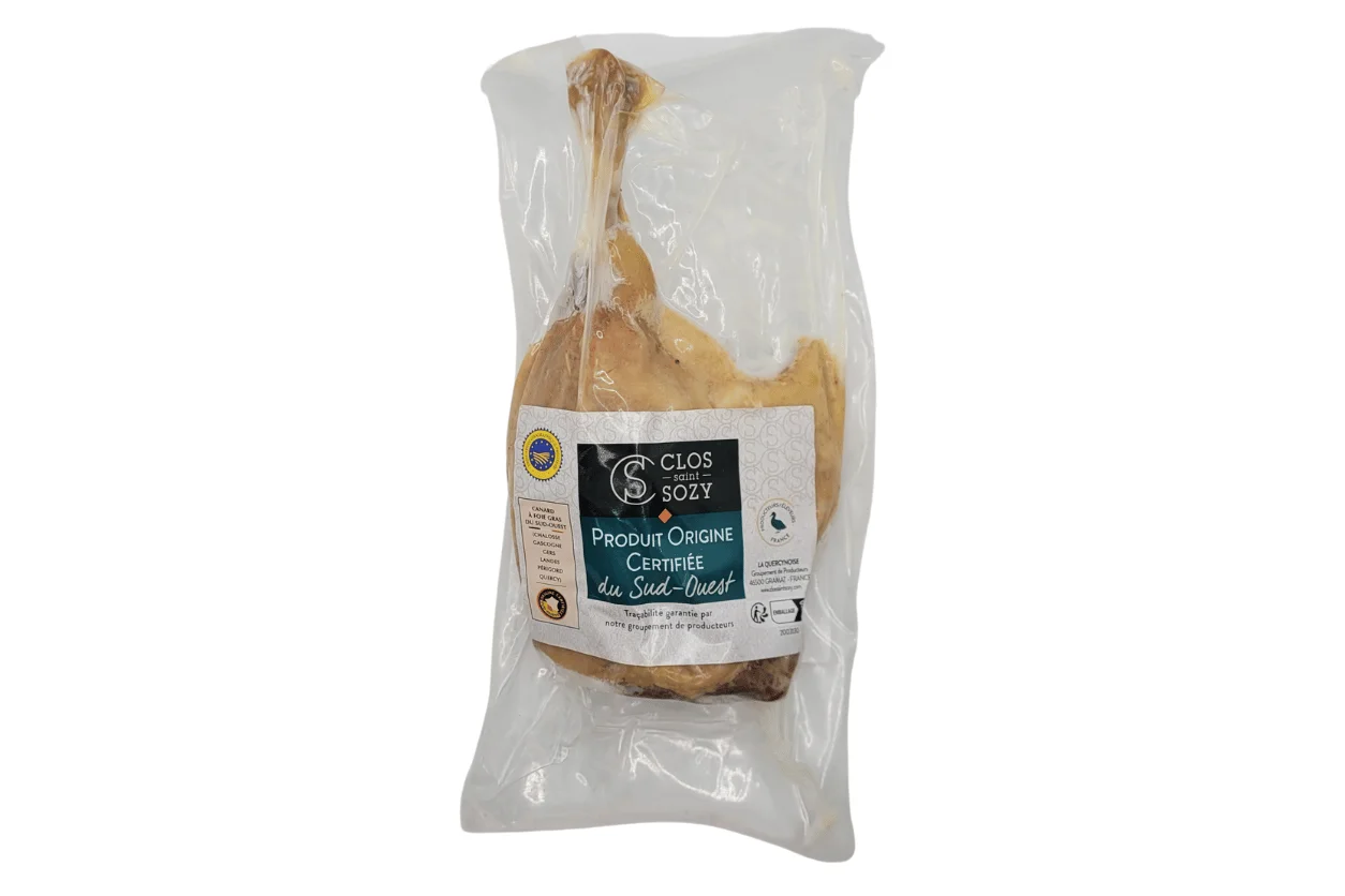 CUISSE DE CANARD CONFIT 180GR QUERCY.