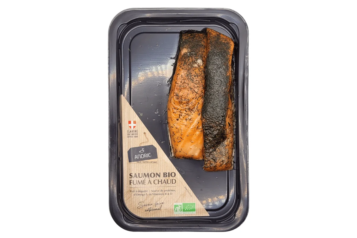PAVES DE SAUMON BIO FUME A CHAUD