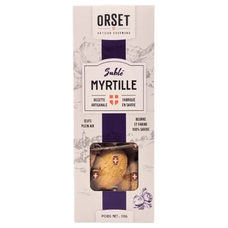SABLÉ MYRTILLE 110G
