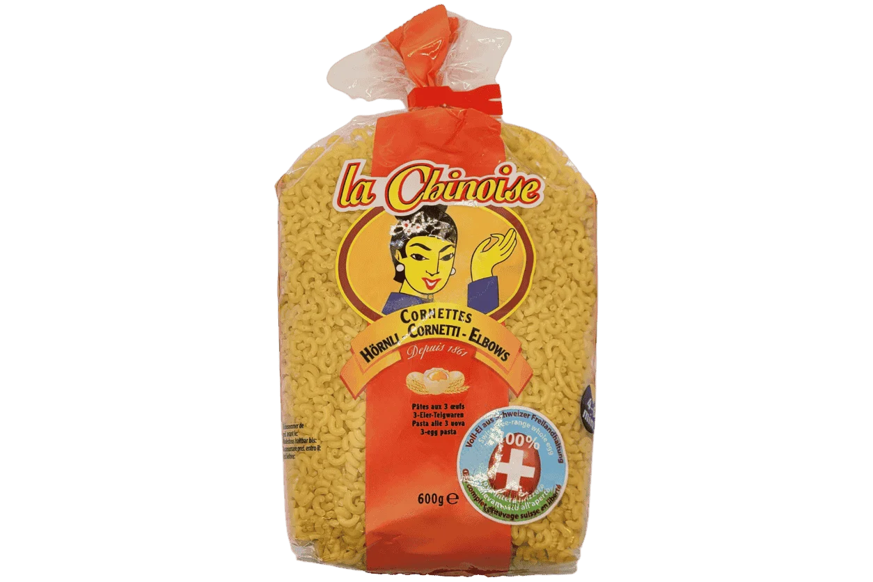 PÂTES CHINOISES CORNETTES 600G