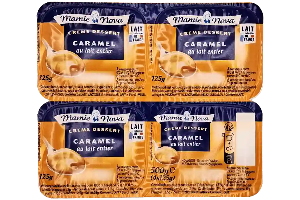 CREME DESSERT CARAMEL X 4