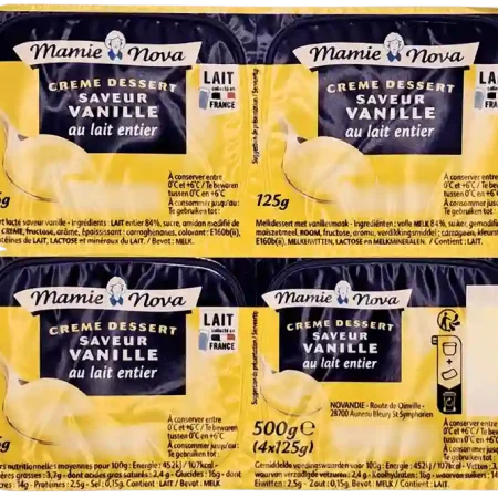 CREME DESSERT VANILLE X4