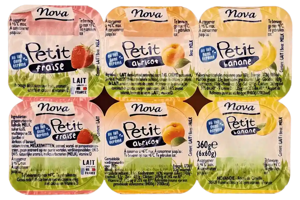 PETITS NOVA FRUITS X6