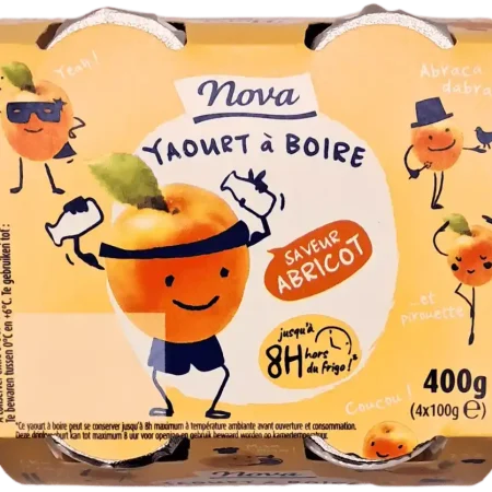 YAOURT A BOIRE ABRICOT 4X100GR