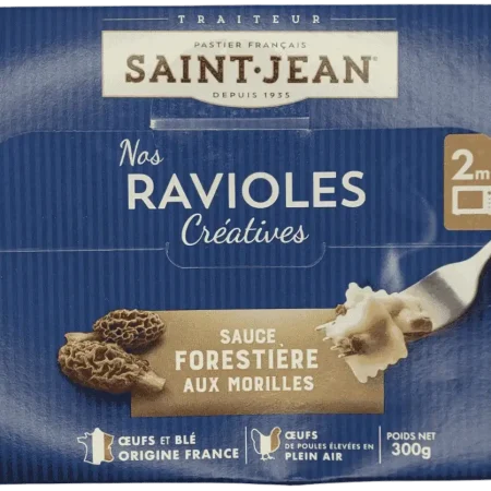 RAVIOLES SAUCE FORESTIERE/MORILLES 300GR