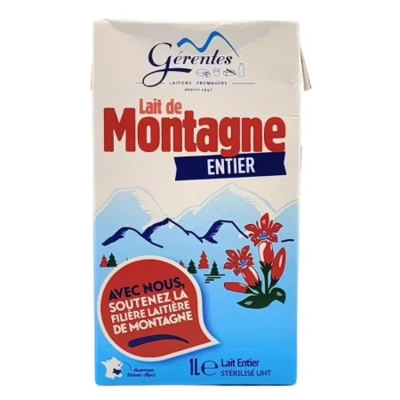 LAIT ENTIER MONTAGNE x6