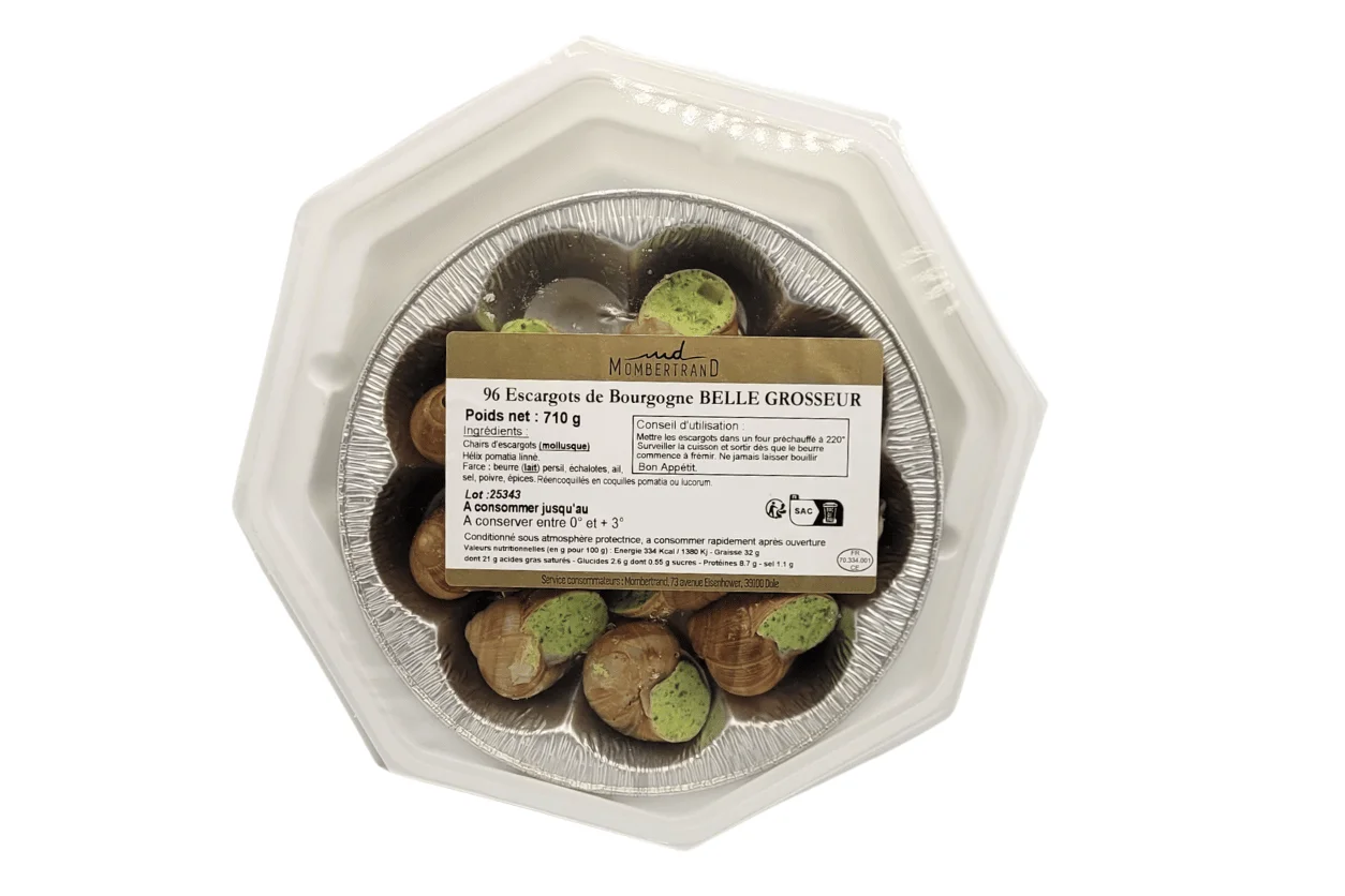 ASSIETTE ESCARGOTS BOURG.X12