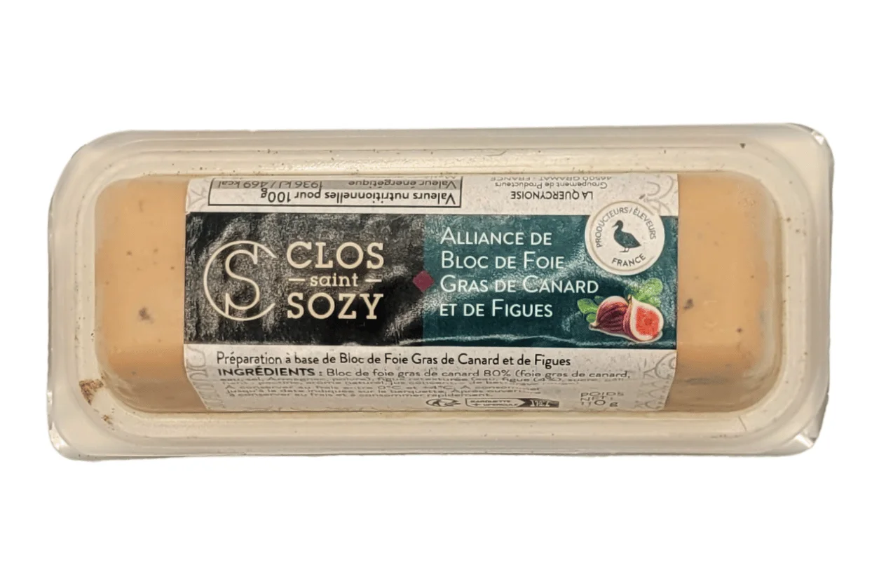 FOIE GRAS DE CANARD ET FIGUES CONFITES