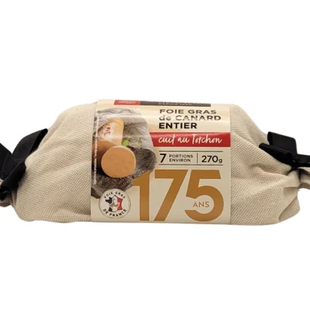 FOIE GRAS CANARD TORCHON 270G