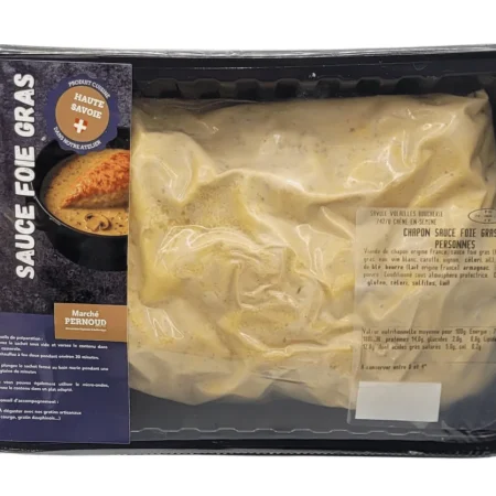 CHAPON SAUCE FOIE GRAS 4 PERSONNES