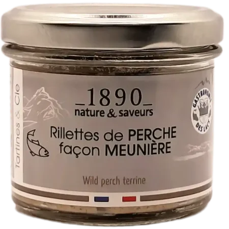 RILLETTES DE PERCHE FACON MEUNIERE 90GR