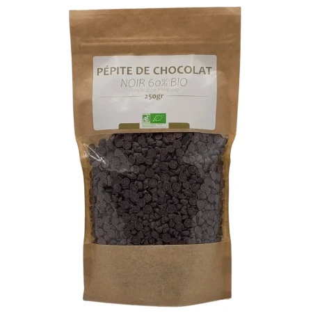 PEPITES DE CHOCOLAT BIO 250GR