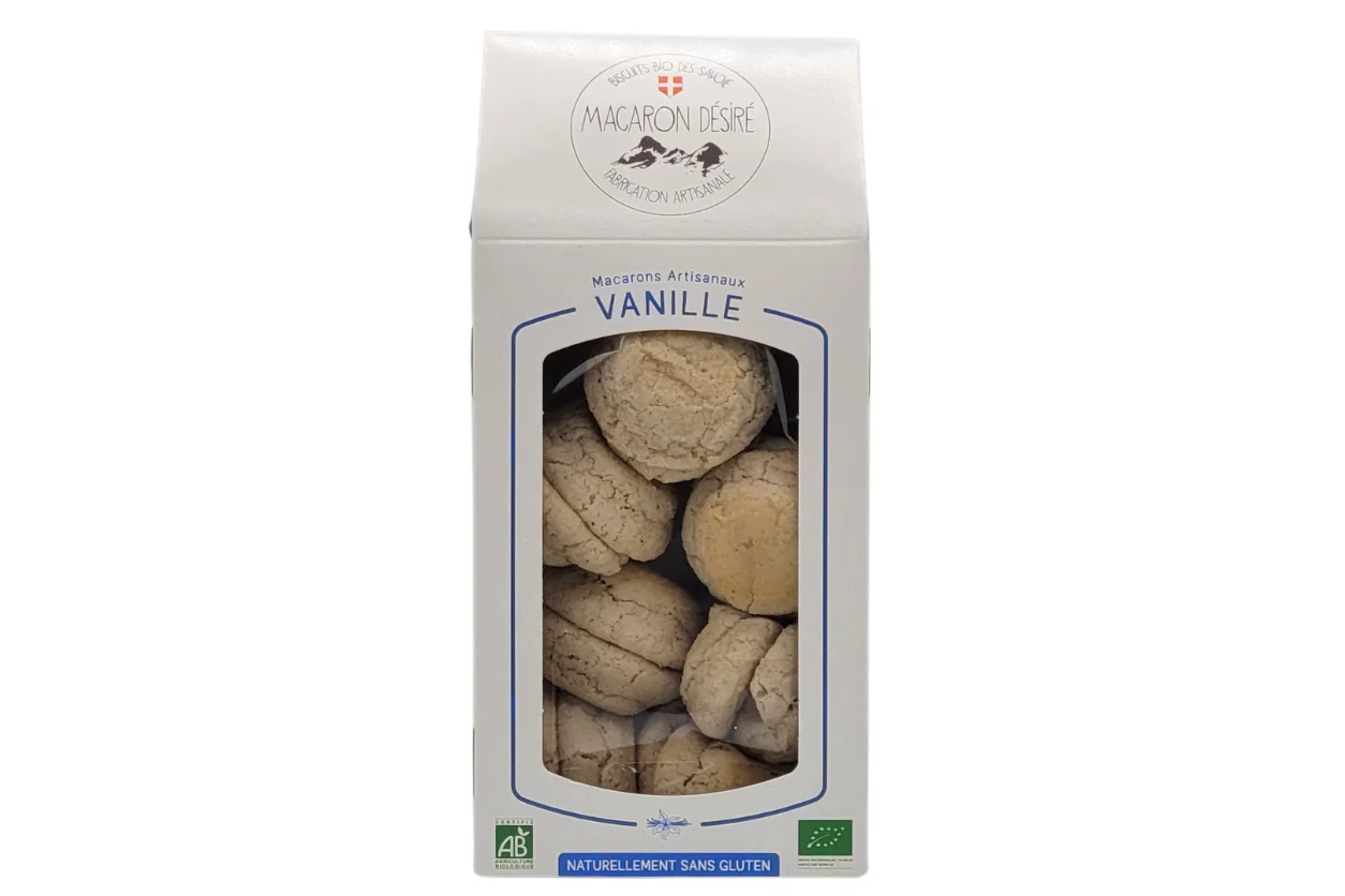 MACARON VANILLE BIO 180GR