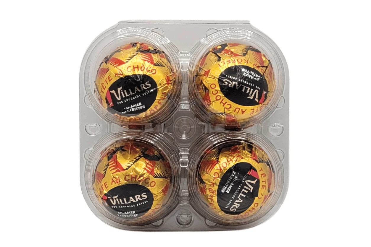 TETES AU CHOCO MI-AMER 4X30GR