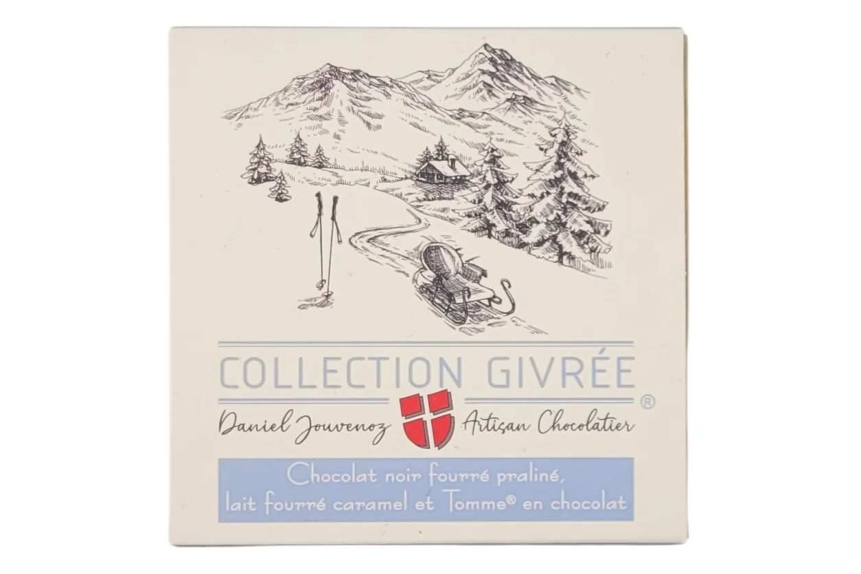 CARRE CHOC GIVREE 40GR