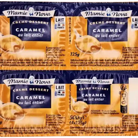 CREME DESSERT CARAMEL X 4
