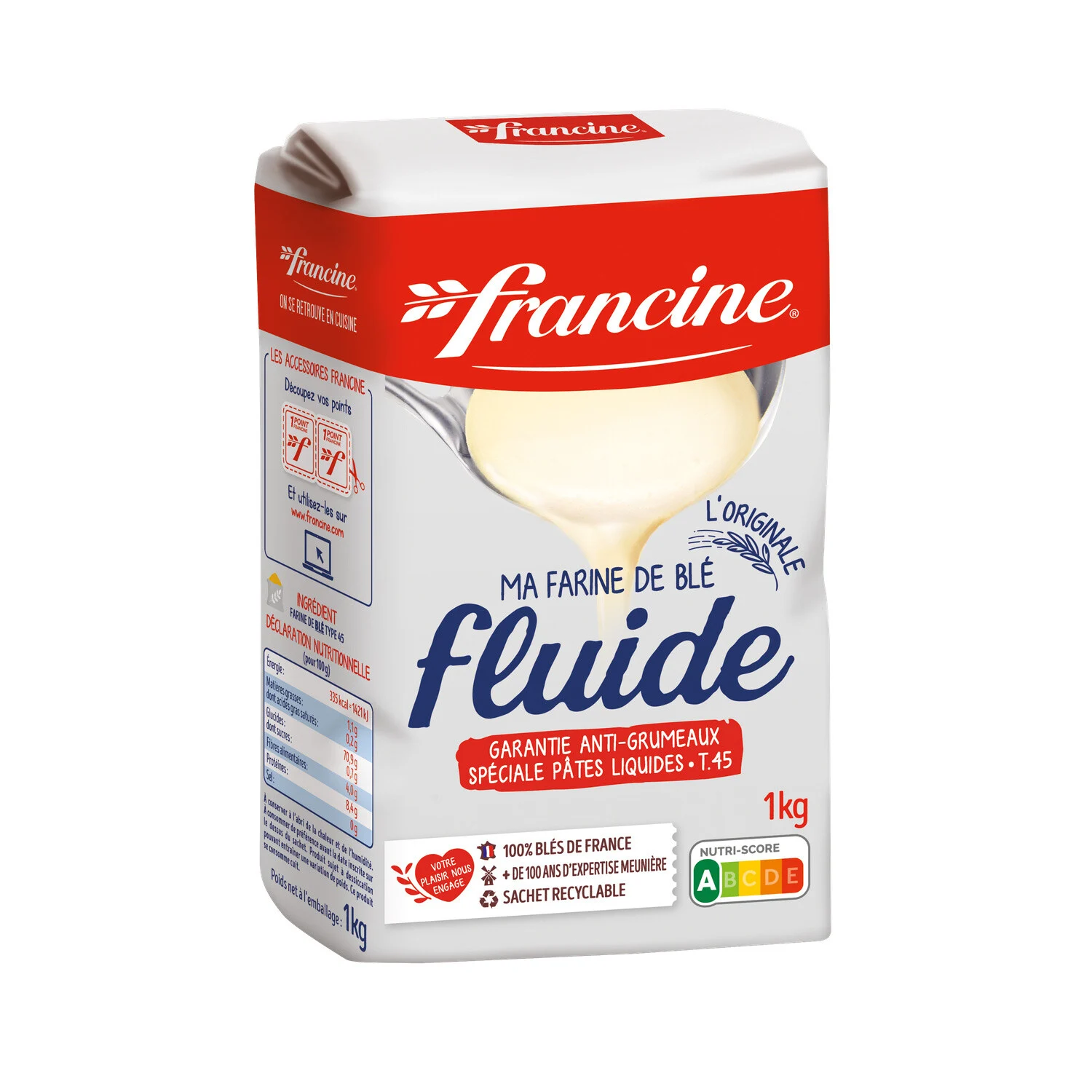 FARINE FLUIDE FRANCINE 1KG