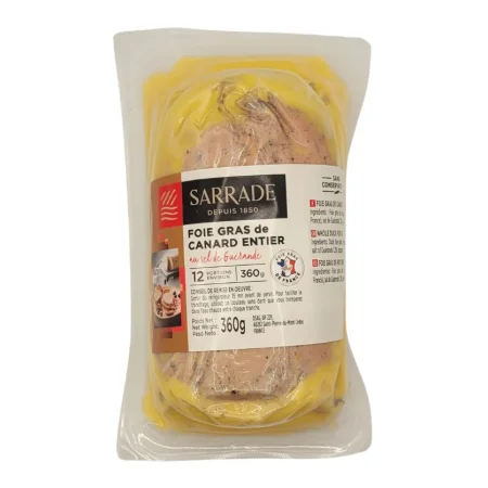 FOIE GRAS DE CANARD ENTIER MI-CUIT AU SEL D'ÎLE DE RÉ