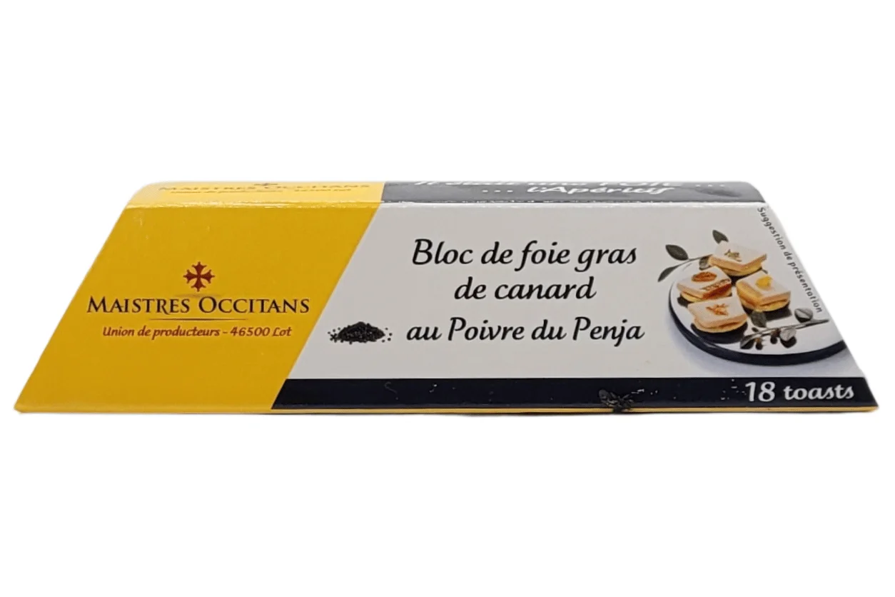 FOIE GRAS DE CANARD AU POIVRE DE PENJA 110G