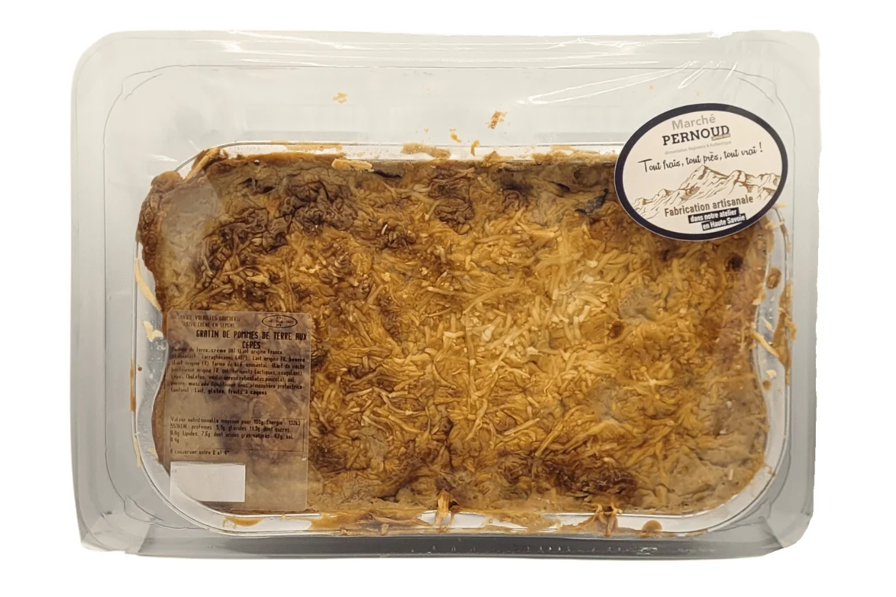 GRATIN DE POMMES DE TERRE AUX CÈPES