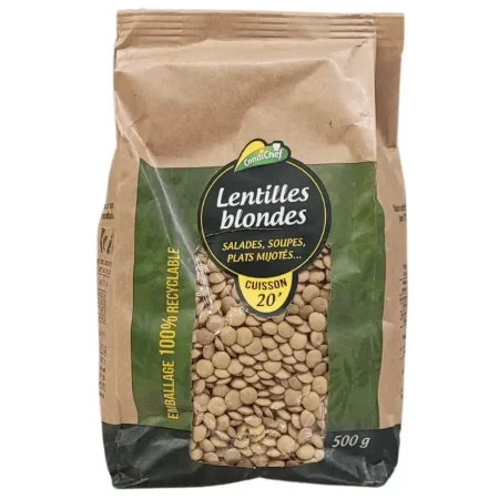 LENTILLES BLONDES 500G