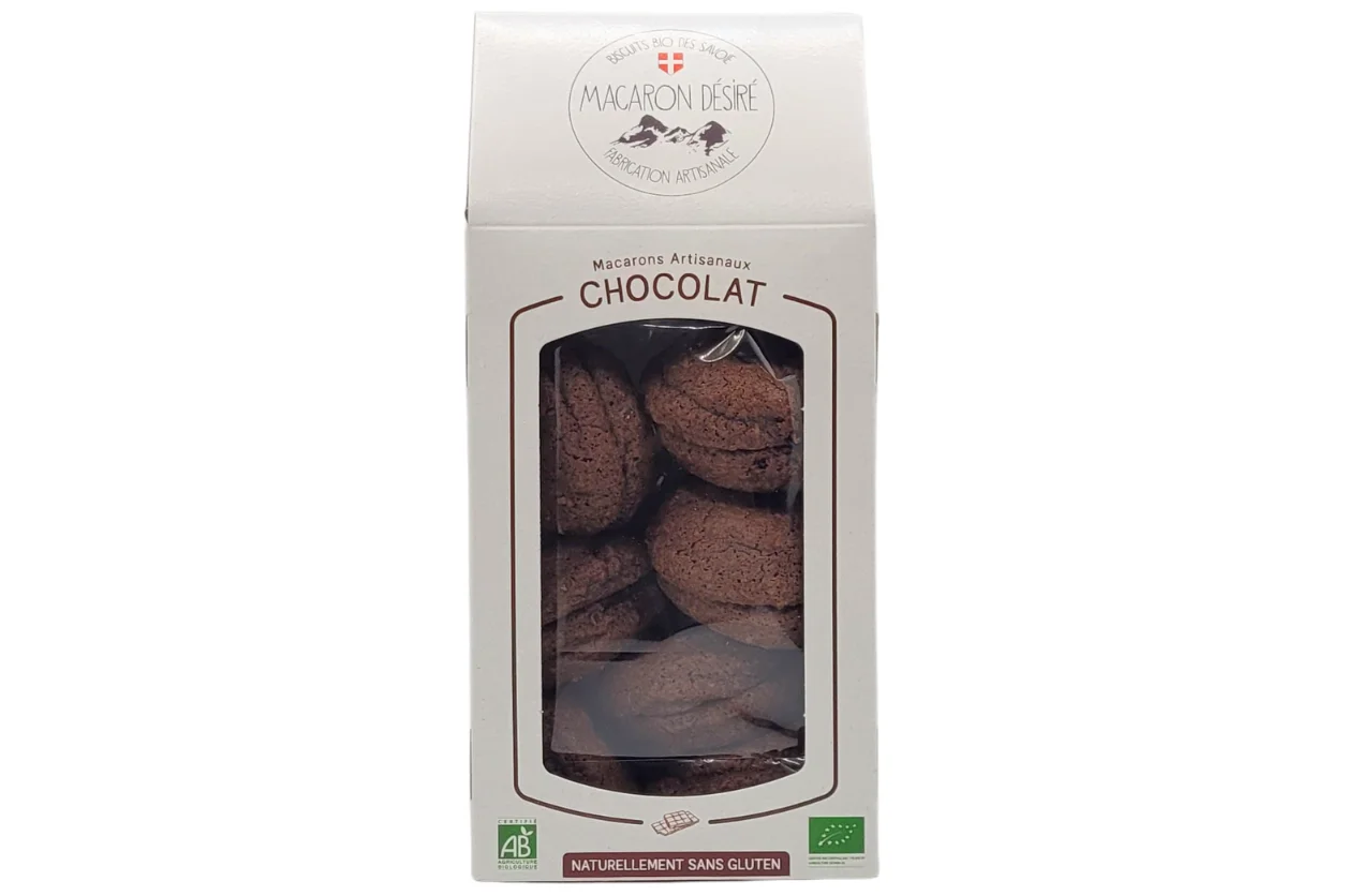 MACARON CHOCO./PEPITE CHOC. BIO 150GR