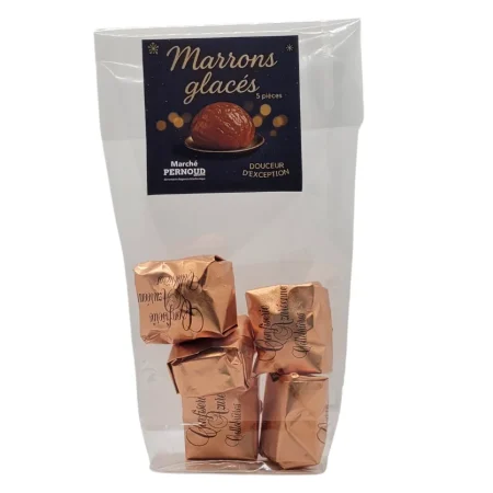 MARRONS GLACES       5 PIECES