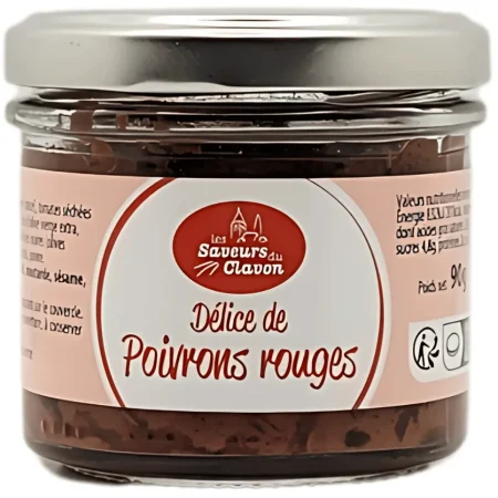 DELICE DE POIVRONS ROUGES 90GR